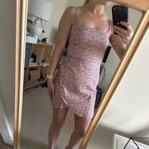 Abercrombie and Fitch Scoop Neck Mini Dress Floral